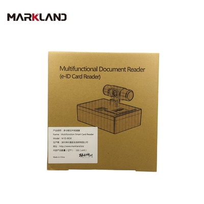 M ID-BOX V2.0 E-ID Card Reader for ICAO 9303 ID-1 Document Check Supports MRZ+Contact+Contactless/NFC/RFID+Camera+Fingerprint