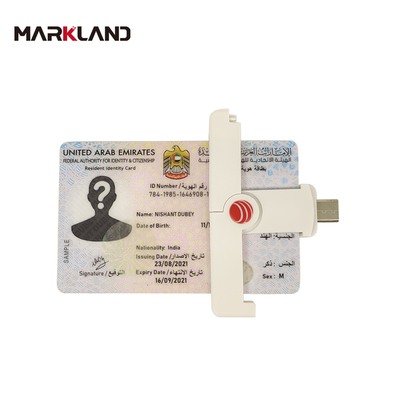 MCR3501C SmartFold tiny mobile contact smart card reader with USB Type C interface, for contact cards ISO7816