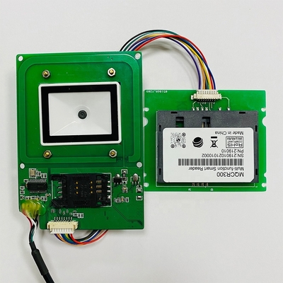 MQCR300 Dual Interface Smart Card Reader Module with SAM Barcode QR Code PDF417